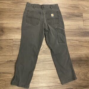 Carhartt Carpenter Rugged Flex Pants Men's Relaxed Fit Twill Utility Sz 33 Work